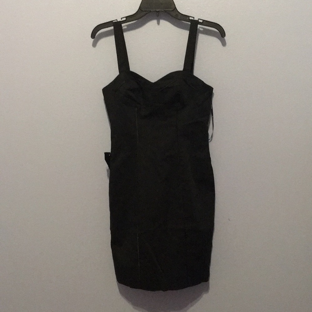 Bebe mini dress black